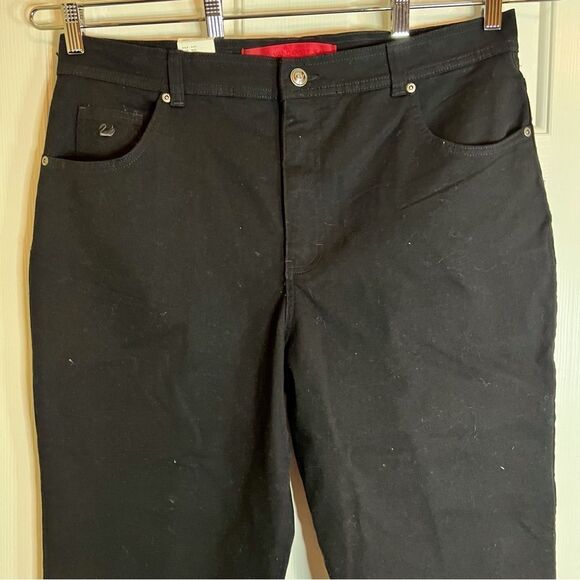 NWT Gloria Vanderbilt Black Classic Fit Tapered Leg Stretch Jean Size‎ 18 Short - Picture 6 of 12